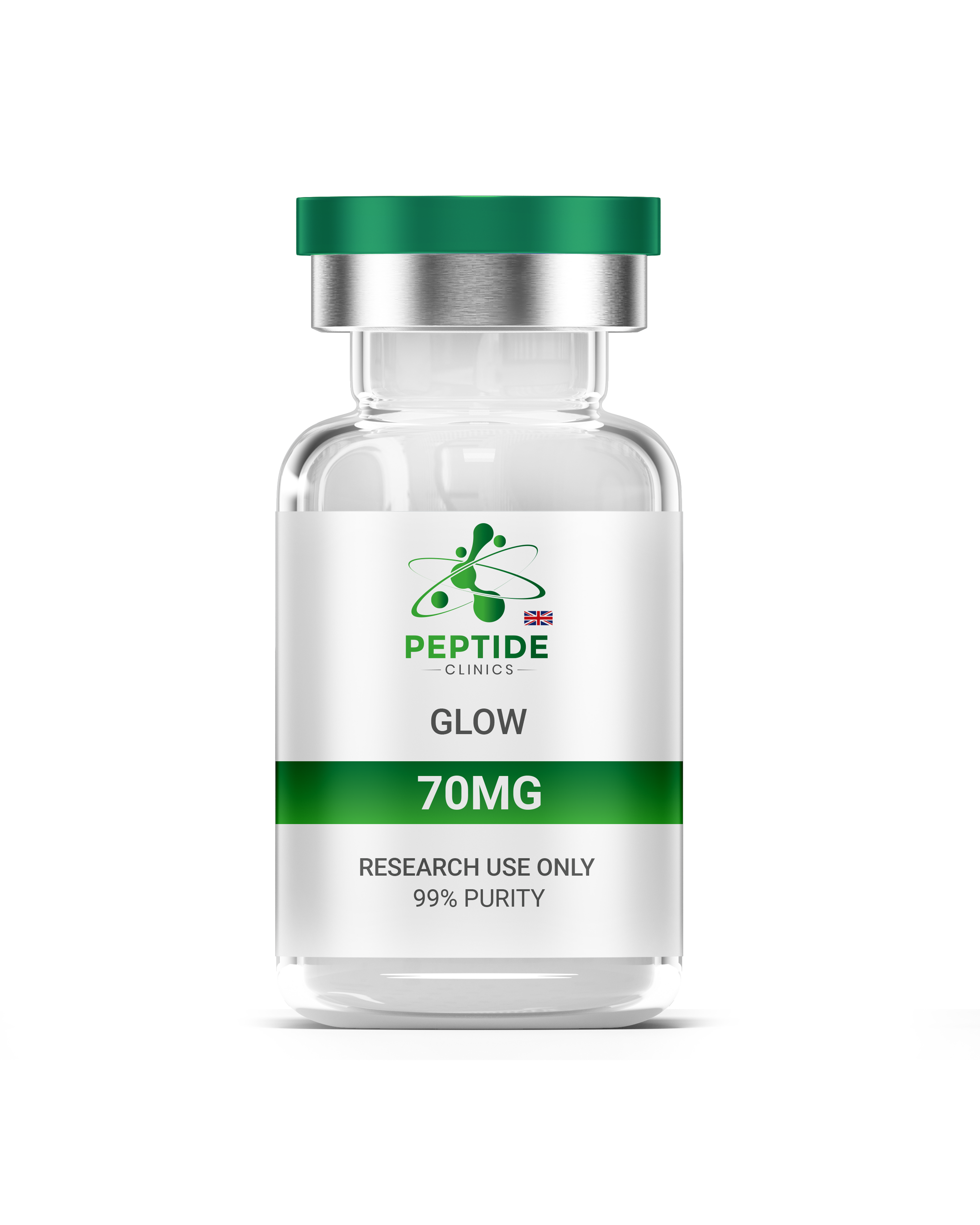 Glow 70mg – Research Peptide Blend (GHK-Cu/BPC-157/TB-500)